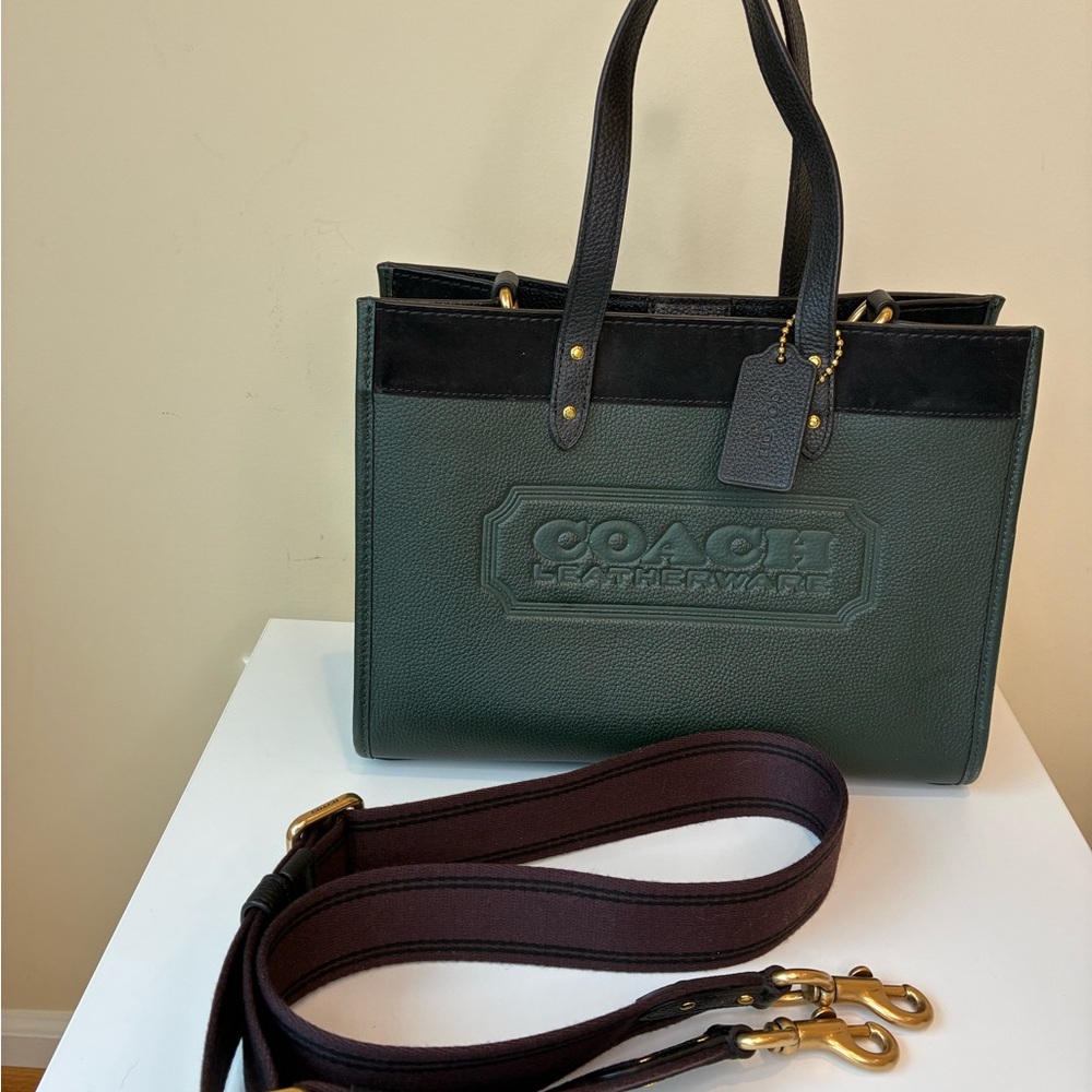 Coach Field Tote 30 In Colorblock With Coach Badge